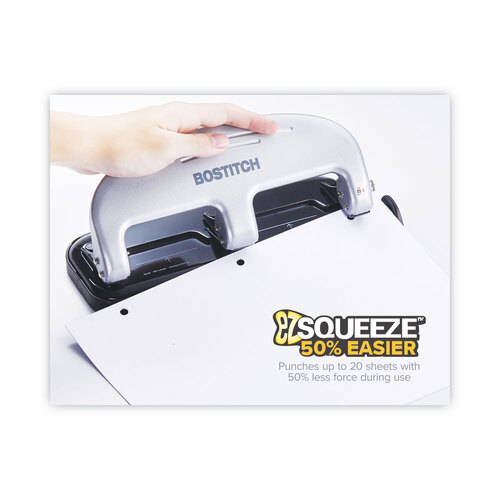 Bostitch® EZ Squeeze™ Three-Hole Punch - Stanley-Bostitch 2220 EA - Betty  Mills