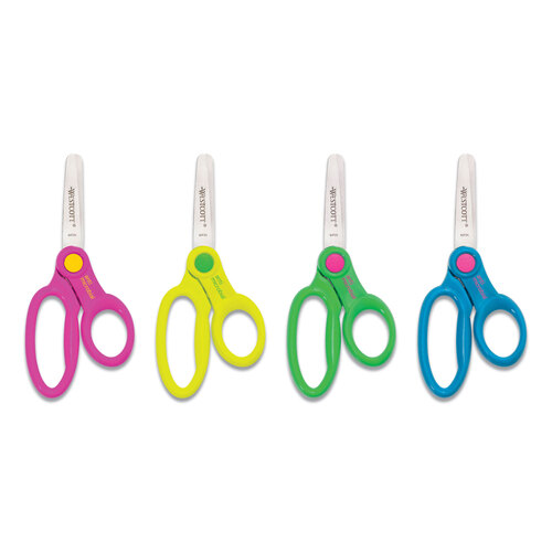 Westcott 5 Pointed Kids Scissors Classpack, 6 Count