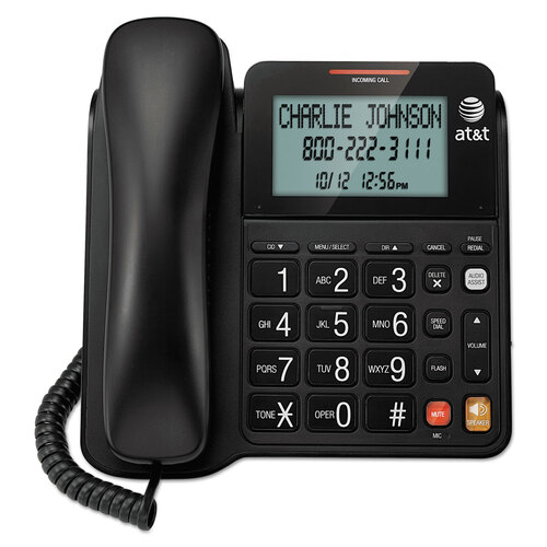 AT&T Vtech Communications 210 Trimline Telephone, Black