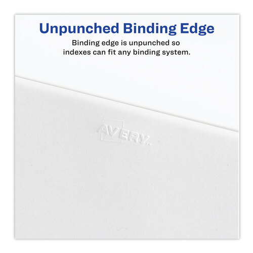 AVE01337 - Avery - Preprinted Legal Exhibit Side Tab Index Dividers, Avery Style, 25-Tab, 176 to 200, 11 x 8.5, White, 1 Set, (1337)
