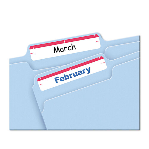 AVE05201 - Avery - Printable 4&quot; x 6&quot; - Permanent File Folder Labels, 0.69 x 3.44, White, 7/Sheet, 36 Sheets/Pack, (5201)