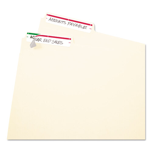 AVE05201 - Avery - Printable 4&quot; x 6&quot; - Permanent File Folder Labels, 0.69 x 3.44, White, 7/Sheet, 36 Sheets/Pack, (5201)