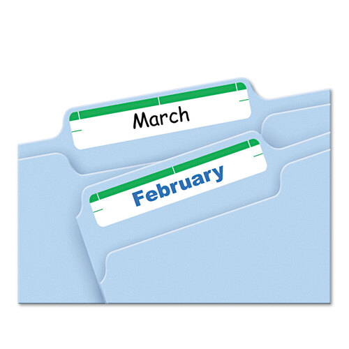 AVE05203 - Avery - Printable 4&quot; x 6&quot; - Permanent File Folder Labels, 0.69 x 3.44, White, 7/Sheet, 36 Sheets/Pack, (5203)
