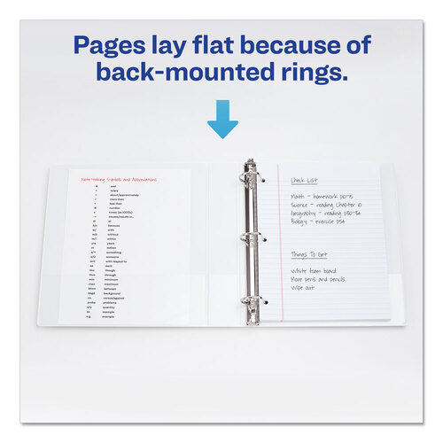 AVE09801 - Avery - Durable View Binder with DuraHinge and EZD Rings, 3 Rings, 4&quot; Capacity, 11 x 8.5, White, (9801)