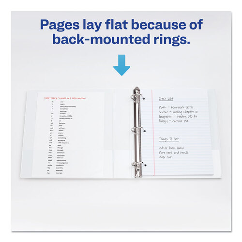 AVE09901 - Avery - Durable View Binder with DuraHinge and EZD Rings, 3 Rings, 5&quot; Capacity, 11 x 8.5, White, (9901)