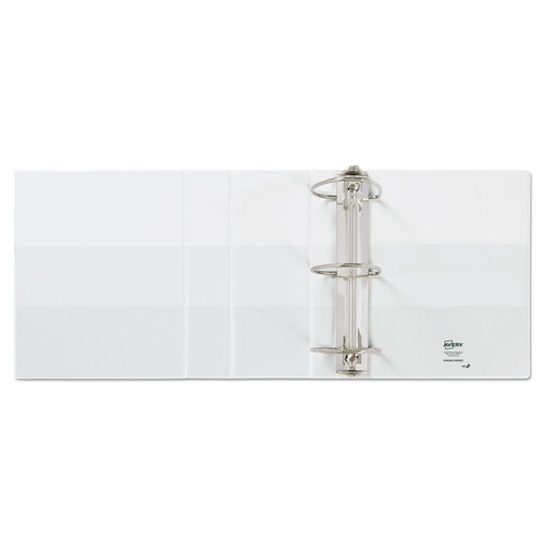 AVE09901 - Avery - Durable View Binder with DuraHinge and EZD Rings, 3 Rings, 5&quot; Capacity, 11 x 8.5, White, (9901)