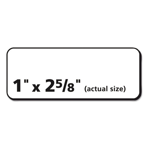 AVE15660 - Avery - Matte Clear Easy Peel Mailing Labels w/ Sure Feed Technology, Laser Printers, 1 x 2.63, Clear, 30/Sheet, 10 Sheets/Pack