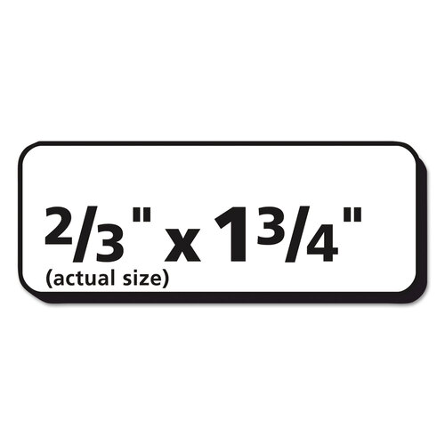 AVE15695 - Avery - Matte Clear Easy Peel Mailing Labels w/ Sure Feed Technology, Laser Printers, 0.66 x 1.75, Clear, 60/Sheet, 10 Sheets/Pack