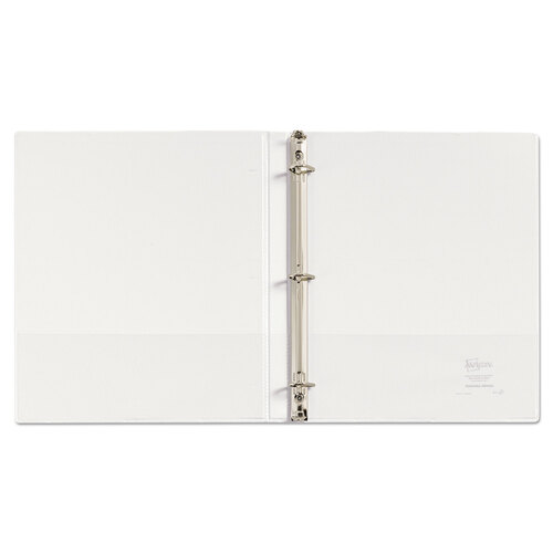 AVE17002 - Avery - Durable View Binder with DuraHinge and Slant Rings, 3 Rings, 0.5&quot; Capacity, 11 x 8.5, White
