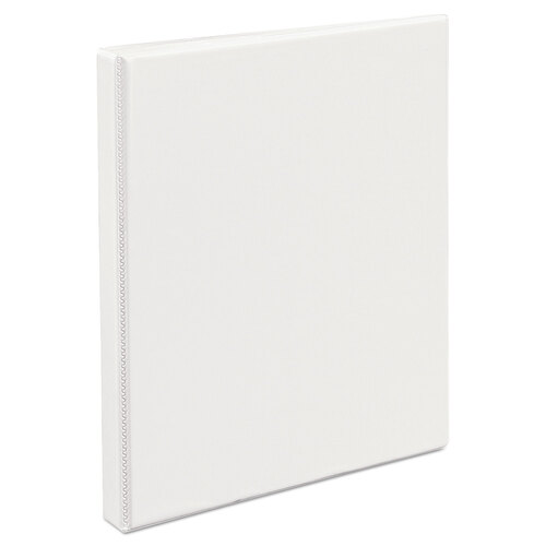 AVE17002 - Avery - Durable View Binder with DuraHinge and Slant Rings, 3 Rings, 0.5&quot; Capacity, 11 x 8.5, White