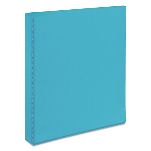 AVE17295 - Avery - Durable View Binder with DuraHinge and Slant Rings, 3 Rings, 1&quot; Capacity, 11 x 8.5, Aqua