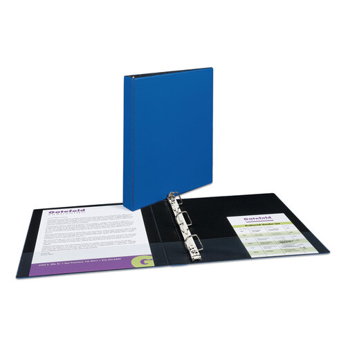 AVE27251 - Avery - Durable Non-View Binder with DuraHinge and Slant Rings, 3 Rings, 1&quot; Capacity, 11 x 8.5, Blue