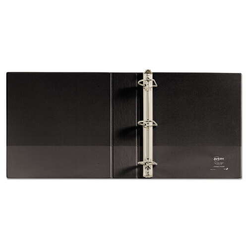 AVE27550 - Avery - Durable Non-View Binder with DuraHinge and Slant Rings, 3 Rings, 2&quot; Capacity, 11 x 8.5, Black