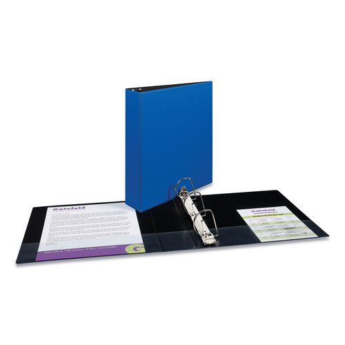AVE27551 - Avery - Durable Non-View Binder with DuraHinge and Slant Rings, 3 Rings, 2&quot; Capacity, 11 x 8.5, Blue