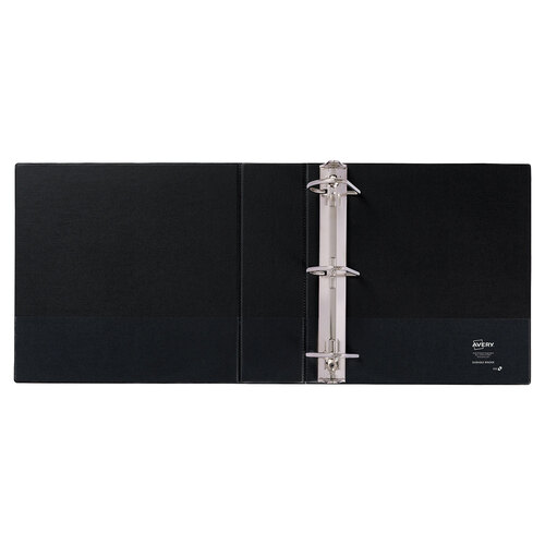 AVE27650 - Avery - Durable Non-View Binder with DuraHinge and Slant Rings, 3 Rings, 3&quot; Capacity, 11 x 8.5, Black