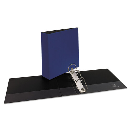 AVE27651 - Avery - Durable Non-View Binder with DuraHinge and Slant Rings, 3 Rings, 3&quot; Capacity, 11 x 8.5, Blue