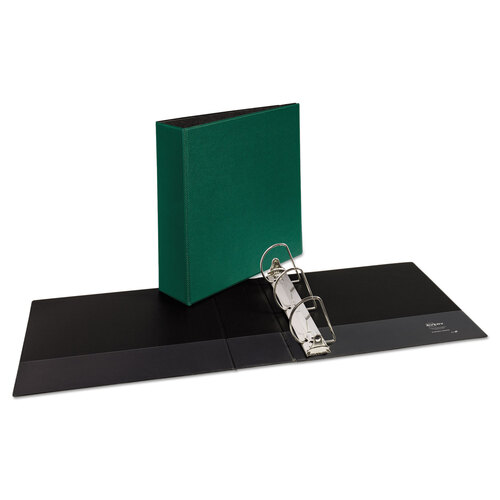 AVE27653 - Avery - Durable Non-View Binder with DuraHinge and Slant Rings, 3 Rings, 3&quot; Capacity, 11 x 8.5, Green