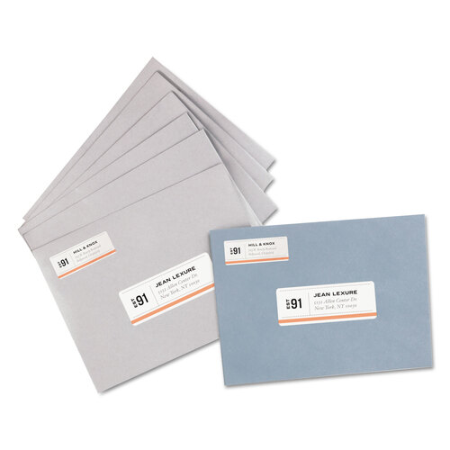 AVE45160 - Avery - White Address Labels w/ Sure Feed Technology for Laser Printers, Laser Printers, 1 x 2.63, White, 30/Sheet, 250 Sheets/Box