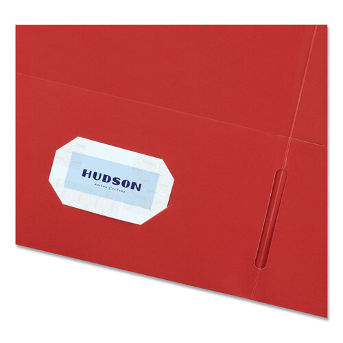 AVE47989 - Avery - Two-Pocket Folder, 40-Sheet Capacity, 11 x 8.5, Red, 25/Box