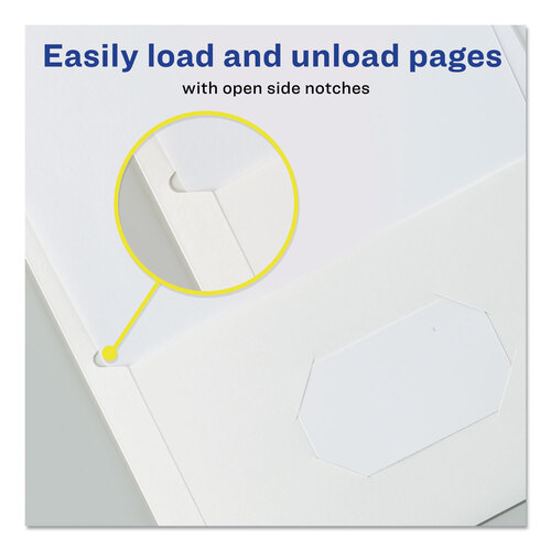 AVE47991 - Avery - Two-Pocket Folder, 40-Sheet Capacity, 11 x 8.5, White, 25/Box