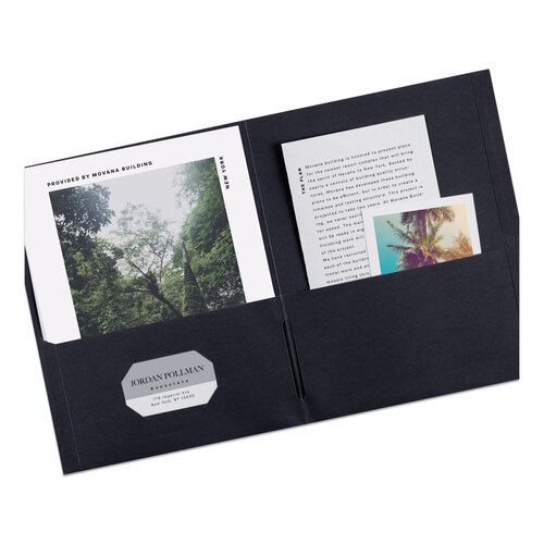 AVE47993 - Avery - Two-Pocket Folder, 40-Sheet Capacity, 11 x 8.5, Assorted Colors, 25/Box