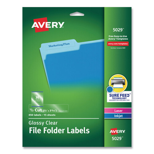 BettyMills Avery® Permanent Adhesive File Folder Labels Avery 5029 PK