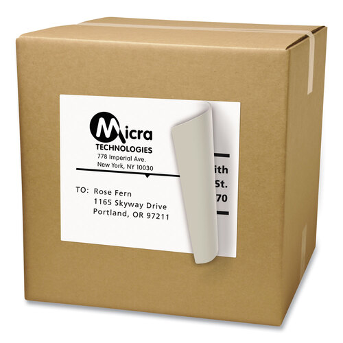 AVE5165 - Avery - Shipping Labels with TrueBlock Technology, Laser Printers, 8.5 x 11, White, 100/Box