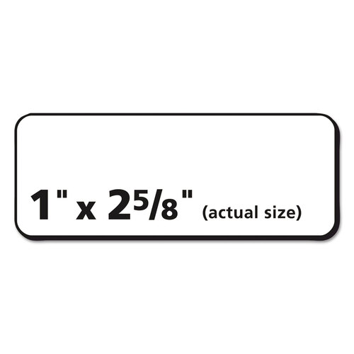 AVE5630 - Avery - Matte Clear Easy Peel Mailing Labels w/ Sure Feed Technology, Laser Printers, 1 x 2.63, Clear, 30/Sheet, 25 Sheets/Box