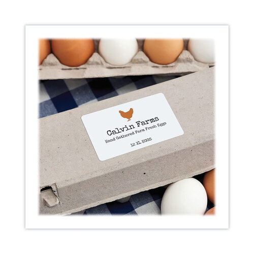 AVE5817 - Avery - Shipping Labels with TrueBlock Technology, Laser Printers, 2.5 x 4, White, 8/Sheet, 100 Sheets/Pack
