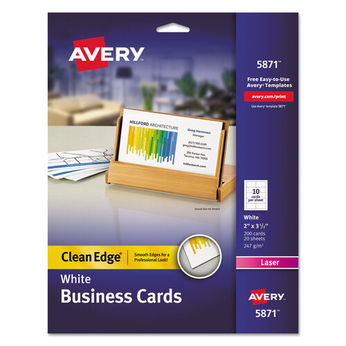 Avery Business Cards AVERY 5876 TEMPLATE PDF Use avery design