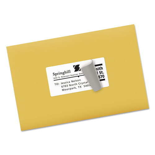 AVE5963 - Avery - Shipping Labels w/ TrueBlock Technology, Laser Printers, 2 x 4, White, 10/Sheet, 250 Sheets/Box