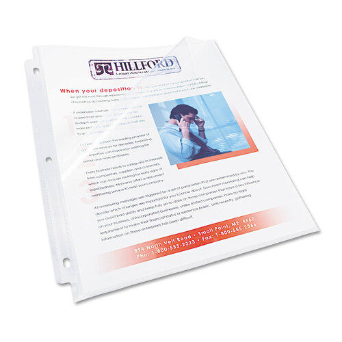 AVE73802 - Avery - Quick Top and Side Loading Sheet Protectors, Letter, Diamond Clear, 50/Box