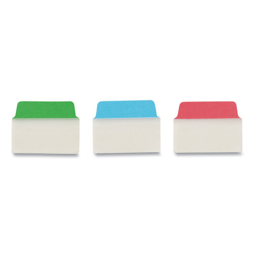 AVE74754 - Avery - Ultra Tabs Repositionable Tabs, Standard: 2&quot; x 1.5&quot;, 1/5-Cut, Assorted Colors (Blue, Green and Red), 24/Pack