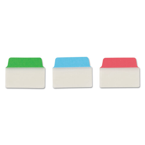AVE74757 - Avery - Ultra Tabs Repositionable Tabs, Standard: 2&quot; x 1.5&quot;, 1/5-Cut, Assorted Colors (Blue, Green and Red), 48/Pack