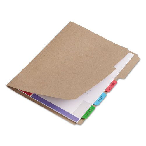 AVE74757 - Avery - Ultra Tabs Repositionable Tabs, Standard: 2&quot; x 1.5&quot;, 1/5-Cut, Assorted Colors (Blue, Green and Red), 48/Pack