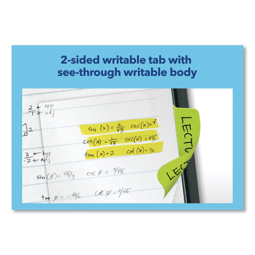 AVE74757 - Avery - Ultra Tabs Repositionable Tabs, Standard: 2&quot; x 1.5&quot;, 1/5-Cut, Assorted Colors (Blue, Green and Red), 48/Pack