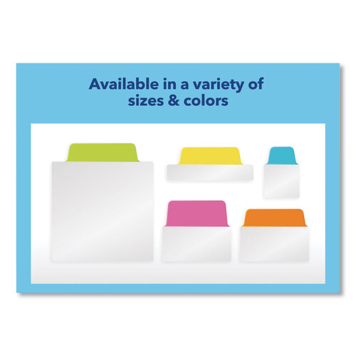AVE74757 - Avery - Ultra Tabs Repositionable Tabs, Standard: 2&quot; x 1.5&quot;, 1/5-Cut, Assorted Colors (Blue, Green and Red), 48/Pack