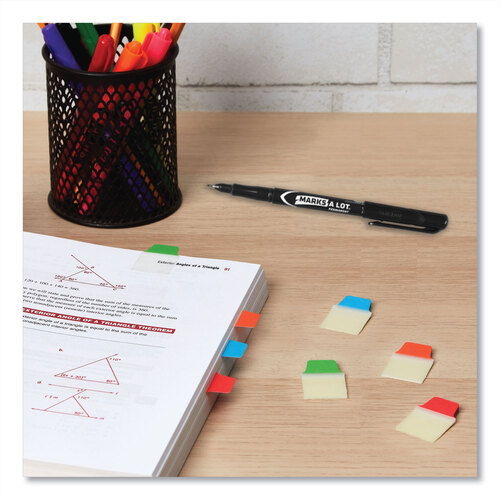 AVE74763 - Avery - Ultra Tabs Repositionable Tabs, Mini Tabs: 1&quot; x 1.5&quot;, 1/5-Cut, Assorted Colors, 80/Pack