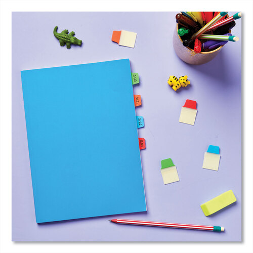 AVE74763 - Avery - Ultra Tabs Repositionable Tabs, Mini Tabs: 1&quot; x 1.5&quot;, 1/5-Cut, Assorted Colors, 80/Pack