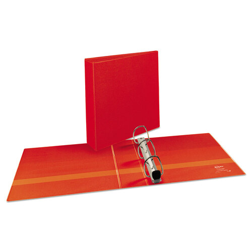 AVE79225 - Avery - Heavy-Duty View Binder with DuraHinge and One Touch EZD Rings, 3 Rings, 2&quot; Capacity, 11 x 8.5, Red