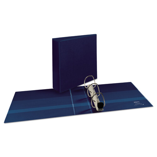 AVE79803 - Avery - Heavy-Duty View Binder with DuraHinge and Locking One Touch EZD Rings, 3 Rings, 3&quot; Capacity, 11 x 8.5, Navy Blue