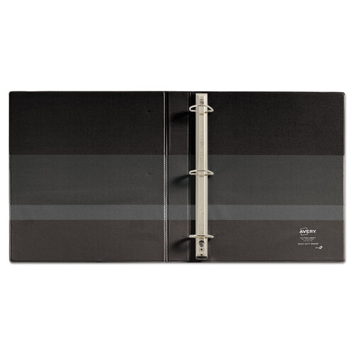AVE79989 - Avery - Heavy-Duty Non-View Binder with DuraHinge and One Touch EZD Rings, 3 Rings, 1&quot; Capacity, 11 x 8.5, Black