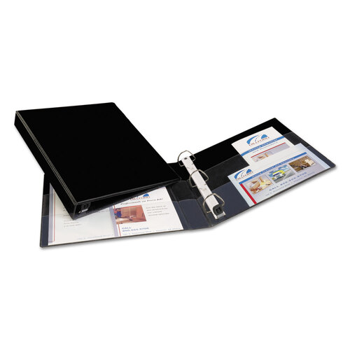AVE79989 - Avery - Heavy-Duty Non-View Binder with DuraHinge and One Touch EZD Rings, 3 Rings, 1&quot; Capacity, 11 x 8.5, Black