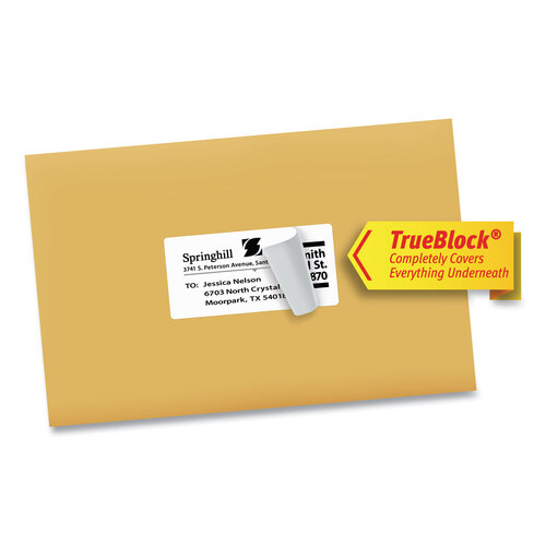 AVE8163 - Avery - Shipping Labels w/ TrueBlock Technology, Inkjet Printers, 2 x 4, White, 10/Sheet, 25 Sheets/Pack