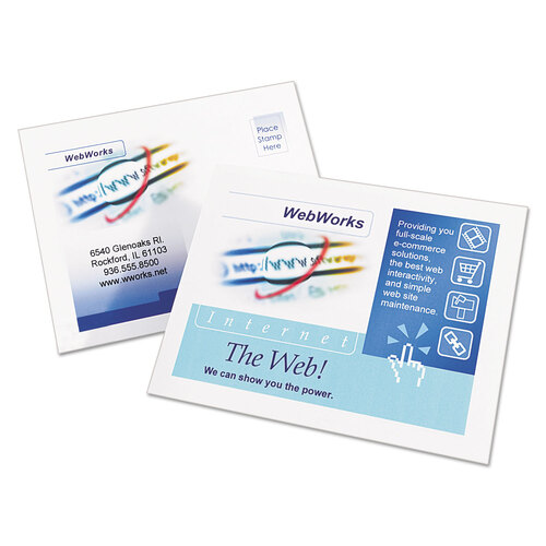 AVE8387 - Avery - Postcards for Inkjet Printers, 4 1/4 x 5 1/2, Matte White, 4/Sheet, 200/Box
