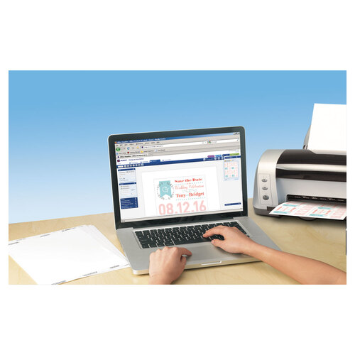 AVE8387 - Avery - Postcards for Inkjet Printers, 4 1/4 x 5 1/2, Matte White, 4/Sheet, 200/Box
