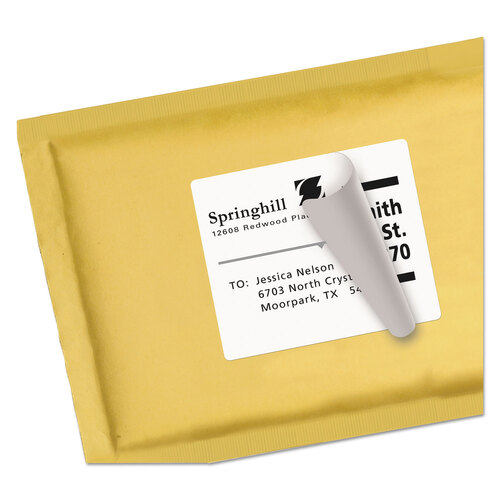 AVE8464 - Avery - Shipping Labels w/ TrueBlock Technology, Inkjet Printers, 3.33 x 4, White, 6/Sheet, 100 Sheets/Box