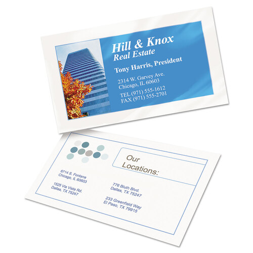 AVE8859 - Avery - True Print Clean Edge Business Cards, Inkjet, 2 x 3.5, Glossy White, 200 Cards, 10 Cards Sheet, 20 Sheets/Pack