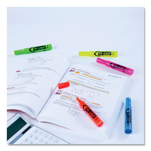 AVE98034 - Avery - Hi-Liter Desk-Style Highlighters, Assorted Ink Colors, Chisel Tip, Assorted Barrel Colors, Dozen