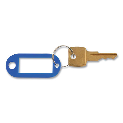AVTKEY98019 - Advantus - Key Tags Label Window, 0.88 x 0.19 x 2, Dark Blue, 6/Pack